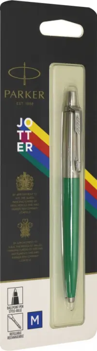 Ручка шариковая Parker "Jotter Green CT", синяя, 1,0 мм