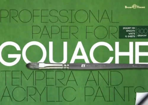 Бумага для акрила гуаши и темперы Bruno Visconti А4 10 листов 213₽