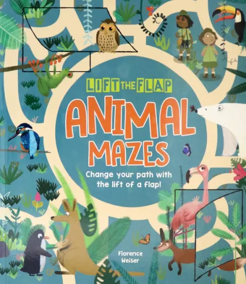 

Lift-the-Flap. Animal Mazes, Голубой
