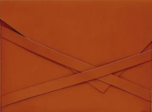 

Папка для документов. Наппа коричневый/серый, A4+, Красный