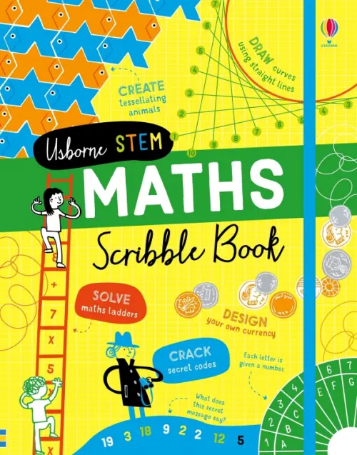 

Usborne STEM. Maths Scribble Book, Жёлтый