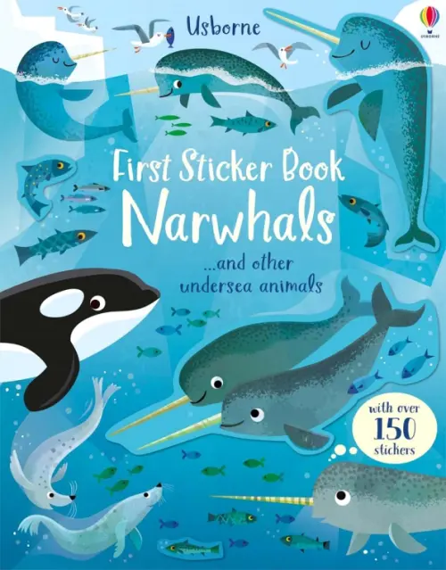 

First Sticker Book. Narwhals, Голубой