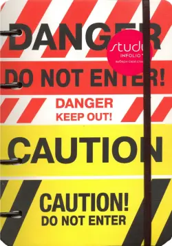 Тетрадь на кольцах "Danger", А5, 120 листов, клетка