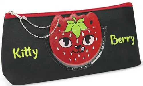 

Пенал. Клубника. Kitty berry, Чёрный