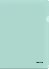 Папка-уголок "Instinct", А4, 180 мкм, мятный