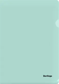 Папка-уголок "Instinct", А4, 180 мкм, мятный