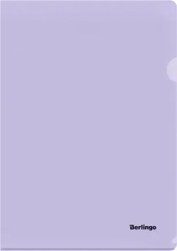 Папка-уголок "Instinct", А4, 180 мкм, лаванда