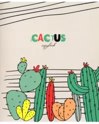 Тетрадь "Кактусы", А5, 48 листов, клетка