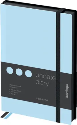 Ежедневник недатированный. Instinct, B6, 136 листов, аквамарин