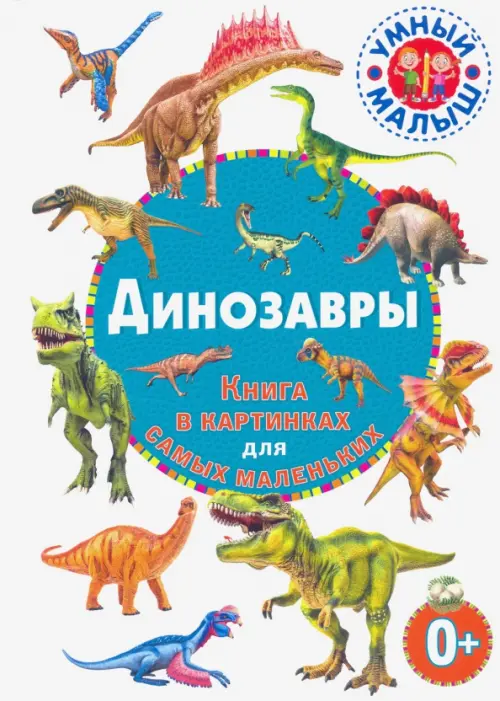 

Динозавры. Книга в картинках для самых маленьких, Белый