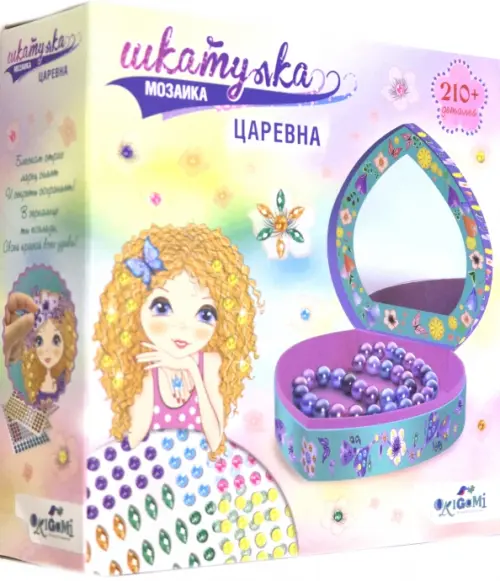 

Шкатулка-мозаика. Царевна