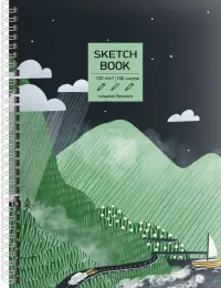 Скетчбук "Sketchbook. Green world", А5, 100 листов