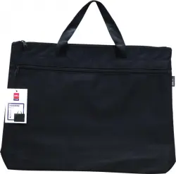 Папка-портфель Deli "Extend", цвет: черный, A4, 2 отделения, арт. EB55222