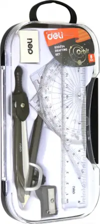 Набор для черчения "Deli", корпус ассорти