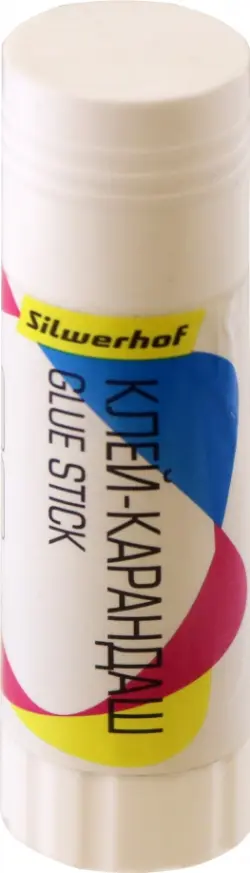 Клей-карандаш ПВП "Silwerhof", 36 грамм, арт. 431465-36