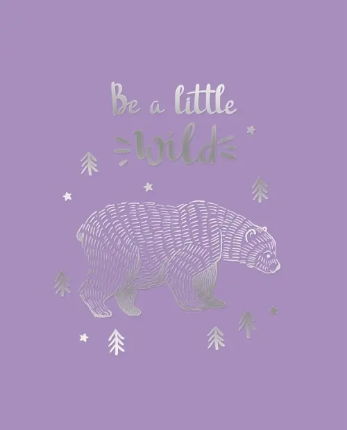 

Тетрадь "Total Lilac. Little wild", А5, 48 листов, клетка, Фиолетовый