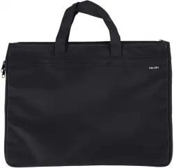 Папка-портфель Deli "Extend", цвет: черный, A4, 2 отделения, арт. EB55122