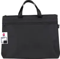 Папка-портфель Deli "Extend", цвет: черный, A4, 2 отделения, арт. EB55022