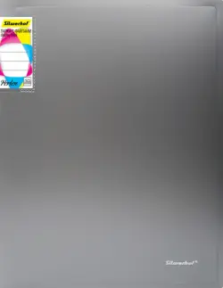 Папка Silwerhof "Perlen", цвет: серебристый металлик, A4, 0,6 мм, 10 прозрачных вкладышей, арт. 292911-77