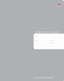 Тетрадь "Platinum", 24 листа, линейка