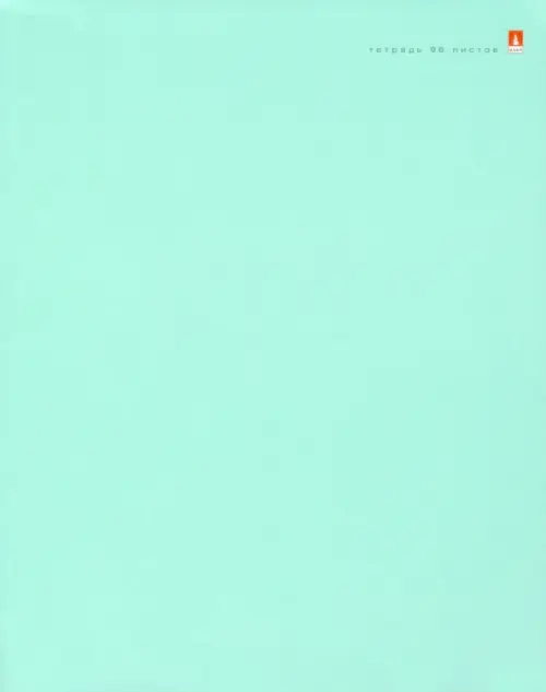 

Тетрадь "Zefir colors", 96 листов, клетка, Зелёный