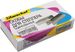 Скобы для степлера "Silwerhof", оцинкованные, N10, 1000 штук