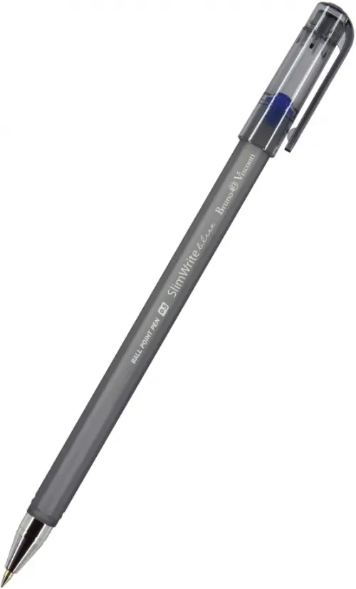 

Ручка шариковая "SlimWrite Ice", 0.5 мм, синяя, Серый