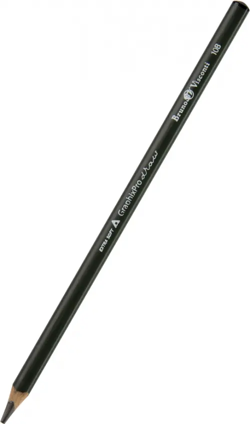 

Карандаш чернографитовый "GraphixPro", 10B, Серый