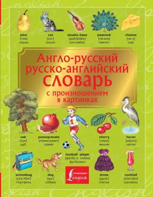 

Англо-русский. Русско-английский словарь с произношением в картинках, Зелёный