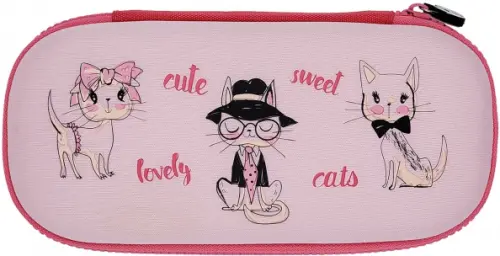 

Пенал. Cute sweet cats, Красный