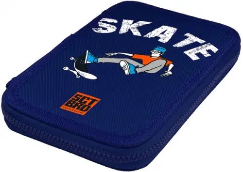 

Пенал. Skateboard, Синий