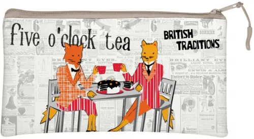 Папка на молнии "Five o'clock tea", цвет мультиколор