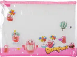 Папка на молнии "Deli. Bumpees", цвет: в ассортименте, A4, арт. EZ70202