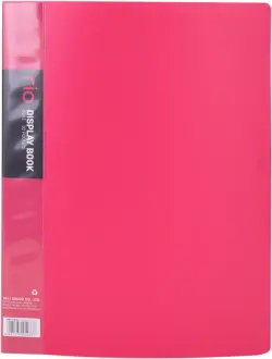 Папка с 30 прозрачными вкладышами "Deli", цвет: в ассортименте, A4, 0,75 мм, арт. E5033