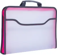 Папка-портфель "Deli", цвет: в ассортименте, A4, 8 отделений, 0,65 мм, арт. E38129