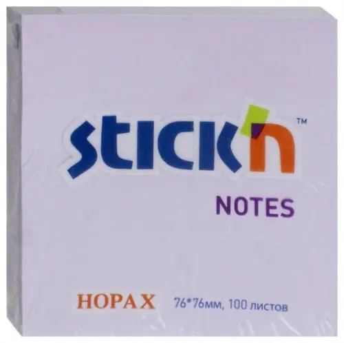 

Блок самоклеящийся. Stick`n, 100 листов, пастель сиреневый, Фиолетовый
