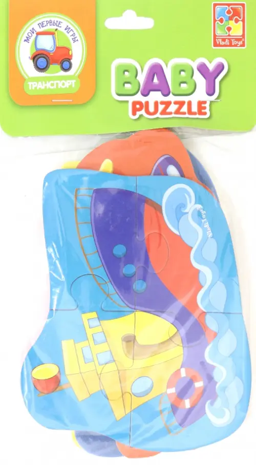 

Мягкие пазлы. Baby puzzle. Транспорт, 4 картинки, Мульти