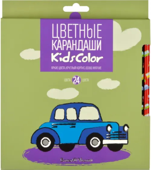 

Карандаши цветные "Kids color", 24 цвета, В ассортименте