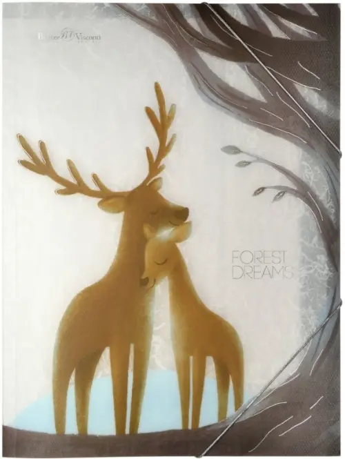 

Папка файл на резинке "Forest Dream", А4, 1 штука, В ассортименте
