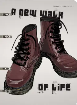 Тетрадь со сменным блоком "Коричневые ботинки", 80 листов, линейка