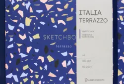 Скетчбук - альбом для рисования "Italia terrazzo", А5, 80 листов