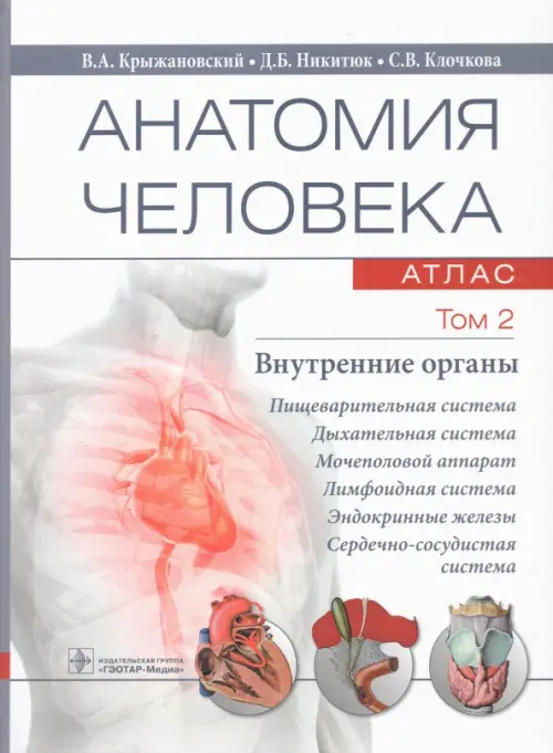 

Анатомия человека. Том 2. Внутренние органы. Атлас, Белый