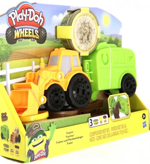 

Набор игровой Play-Doh. Фермерский трактор, Разноцветный