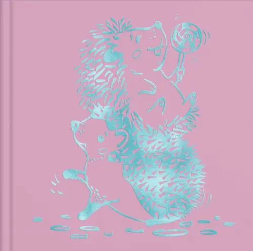 

Записная книжка. Notebook Два ёжика, 105x105 мм, 80 листов, Фиолетовый