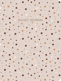 Блокнот в точку. Bullet Journal. Горохи, розовый