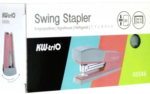 Степлер Swing Standing 246 266 сшивает до 20 листов цвет зеленый 370₽