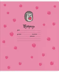 Тетрадь школьная. Мультяшки, 12 листов, клетка, в ассортименте