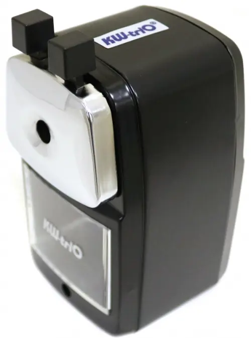 

Точилка для карандашей механическая Kw-Trio 30VA, цвет: черный, 1 отверстие, арт. 30VA-BLK, Чёрный