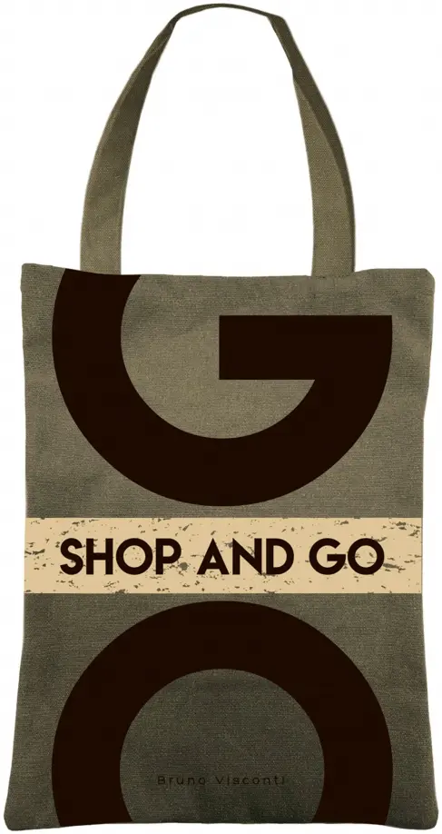 

Сумка-шопер. Shop & go, Зелёный