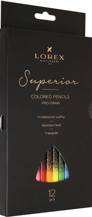 Карандаши цветные Pro-Draw Superior 12 цветов 187₽